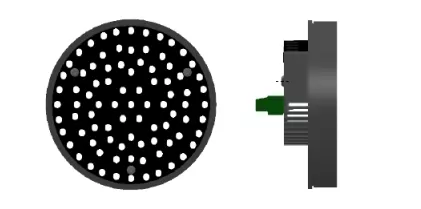 Module à diodes blanc pour signaux lumineux 16V - Symbole 7.950.2692